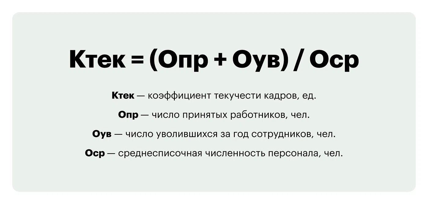 Расширенная формула коэффициента в единицах